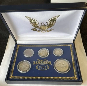 A Year To Remember ~1954 American Historic Society Coin Display(SC0625-121) - Picture 1 of 7
