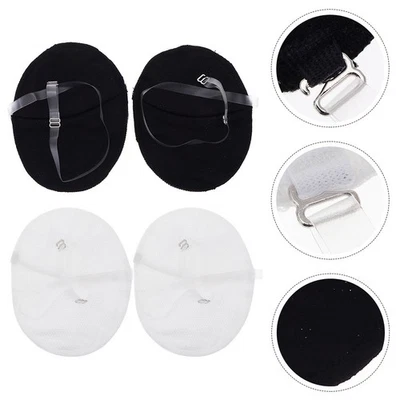 2 Pairs Polyester Underarm Pads Comfortable Portable Sweat Shield for Outdoor - Image 1 of 4