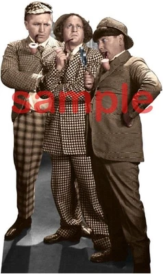 "The Three Stooges" Sherloc Holmes Detectives 10 1/2" Tabletop Standee - Image 1 of 2