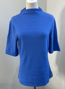 Country Road - Size XL - Blue Stretch Short Sleeve Shirt - Preowned VGC - Picture 1 of 7