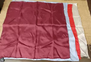 VINTAGE 16" MENS SILK Scarf Pocket Squares (4) Solid Colors - Picture 1 of 9