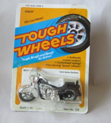 Harley-Davidson Sheriff Highway Patrol Police Hog Motorcycle 1/26 Kidco Tough - Image 1 of 3