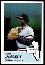 1982 Fritsch Clinton Giants Gene Lambert Clinton Giants #17