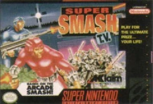 Super Smash TV Super Nintendo Cosmetically Flawed Cartridge - Picture 1 of 1