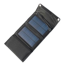 Outdoor 7W Foldable Portable Solar Panel Battery Power Charger with USB Port