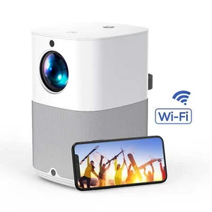 VANKYO Mini 4K Projector Dolby Bluetooth 1080P 5G WiFi Video Home Theater Cinema - Picture 1 of 7