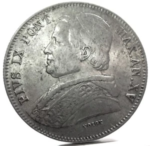 ROMA (Stato Pontificio) PIO IX-20 Baiocchi 1860   - Bild 1 von 7