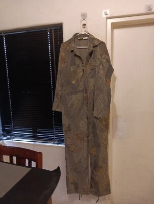 Redhead Vintage Real Tree Camouflage Coveralls Mens Sz L Camo UNLINED SUMMER GUC - Image 1 of 4