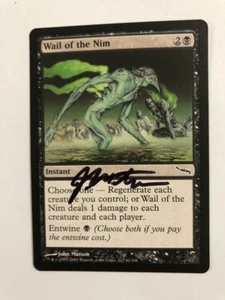 MTG ARTIST PROOF MIRRODIN WAIL OF THE NIM NM SIGNED BY JOHN MATSON INSTANT BLACK - Bild 1 von 6
