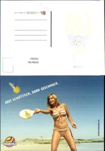 733563 Reklame Orangina Fruchtsaft Saft Frau Bikini Erotik - Picture 1 of 1