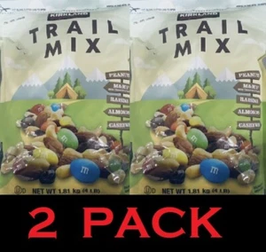 2x KIRKLAND Signature Trail Mix 64 oz RESEALABLE Bag - 4 Lbs. - 2 PACK - Picture 1 of 3