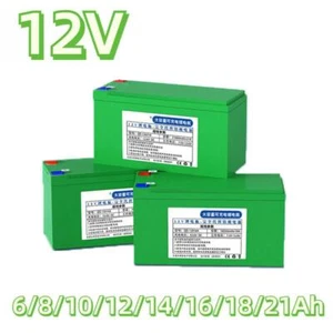 6/8/10/12/14/16/18/21Ah Rechargeable DC 12V Li-ion Battery For Sprayer Led Lamp - Picture 1 of 8