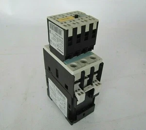 Contactor de motor de CA Siemens con bobina de 24 VDC y contactos auxiliares 3RT1026-3BB40 - Imagen 1 de 6