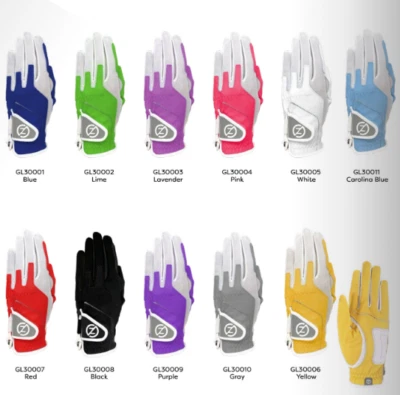 LADIES ZERO FRICTION COMPRESSION GLOVE-ONE SIZE FITS ALL-LH AND RH IN 11 COLORS