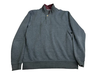 Orvis Signature Quarter-Zip Sweatshirt Gray 615914 Men's M - Image 1 of 4