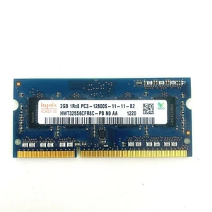 HYNIX 2GB 1Rx8 DDR3 PC3-12800S Laptop SODIMM RAM Memory HMT325S6CFR8C-PB - Picture 1 of 4