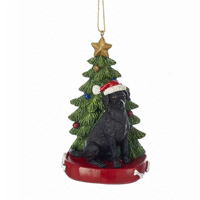 Labrador Retriever w/Tree Ornament - Изображение 1 из 3