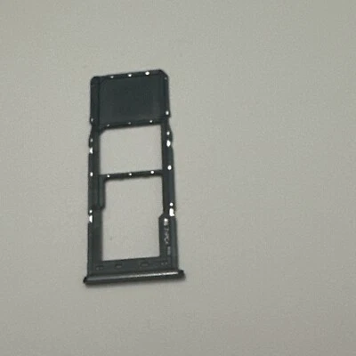 Pieza de repuesto para Samsung Galaxy A12 SM SIM Bandeja Tarjeta SIM Negra Usada Foto 1 de 4