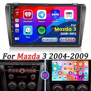 For Mazda 3 2004-2009 Android 13 Car Stereo Radio GPS Navi WIFI BT FM RDS 4+64GB - Bild 1 von 14