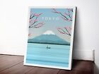 Tokyo Japanese Cherry Blossom 40x50cm Stretched Travel Canvas Wall Art Print