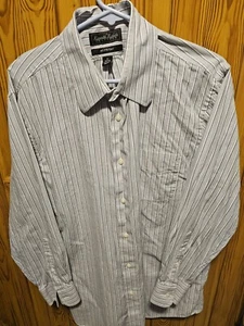 NWT Kenneth Roberts Men's Button-up Shirt SZ 17X32/33 - Picture 1 of 5