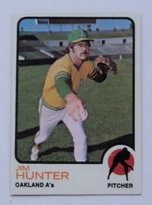 HIGH GRADE 1973 Topps #235 Jim Catfish Hunter  NRMINT - FLASH SALE