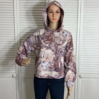 Scotch & Soda Maison Scotch Marble Multicolor Long Sleeves Polyester Hoodie XS - Image 1 of 4