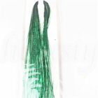 Pack de 2 extensions de guirlandes de cheveux arc-en-ciel holographiques paillettes clubbing à faire soi-même coiffure