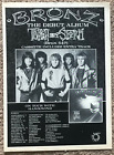 BRONZ - TAKEN BY STORM / TOUR DATES 1984 Full page UK magazine ad