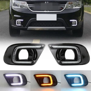2pcs 3Colors LED Daytime Running Lights For Dodge Journey FIAT Freemont 2013 -16 - Picture 1 of 11