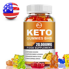 Keto ACV Gummies - Fat Burner Weight Loss,Slimming Appetite Suppressant 20,000MG