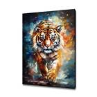 Tiger Canvas Print Picture Wall Hanging Handmade Art Print Home Decor Gifts