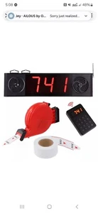 Queue Calling System & Ticket Dispenser Set Dual Lautsprecher 3-stelliges Display Rest... - Bild 1 von 4
