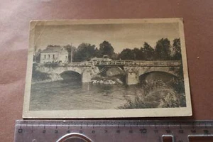 alte Fotokarte - Feldpost - 1918 - Ort ?? Brücke - Lkw  - Picture 1 of 2