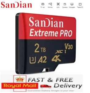 Micro SD Memory Card High Speed 2TB - Zdjęcie 1 z 8