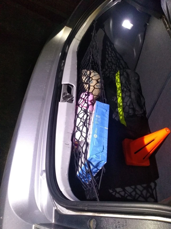 Red de carga organizadora estilo sobre maletero trasero para Chevrolet Spark 2011-2022 nueva Foto 1 de 4