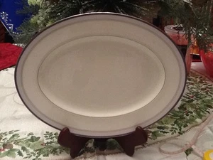 Noritake, Crowne Platinum, Oval Platter 12", New, Disc - Picture 1 of 5