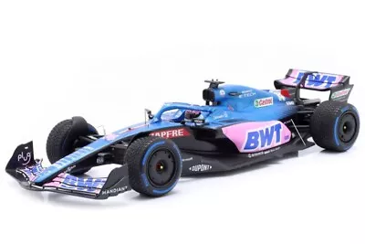 2022 Alpine A522 #14 7th Monaco GP Fernando Alonso in 1:18 scale Spark - Image 1 of 3