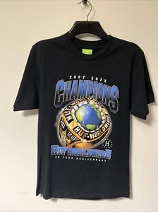 Huf T-Shirt Mens Small Black Short Sleeve Worldwide 2022 Champions Cotton BNWT - Picture 1 of 9