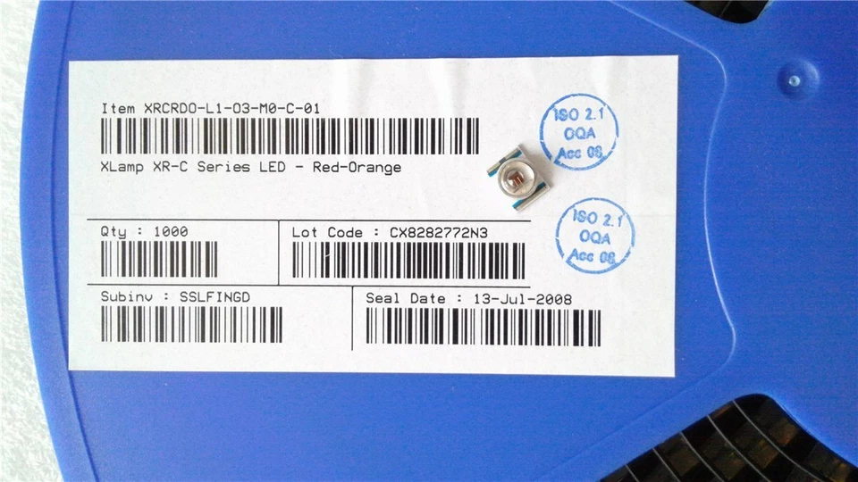 Hochleistungs-LED - Rot-Orange - 620 nm - 39,8 lm - 2,2 V - NEU - Bild 1 von 1