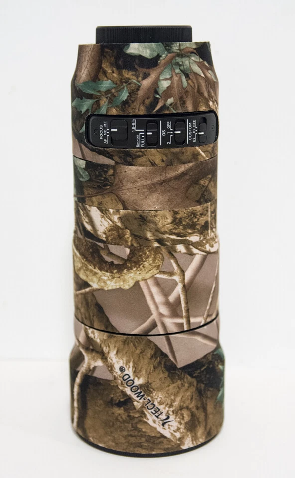 LensCamo Cover mimetica in neoprene per Sigma 100-400 mm f/4.5-6.3 + cover zoom