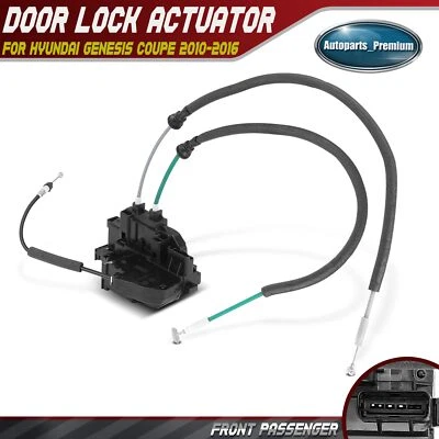 Actuador de bloqueo de puerta derecho pasajero delantero para Hyundai Genesis Coupé 2010-2016 Foto 1 de 4