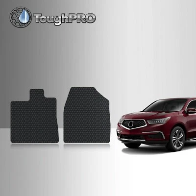 Alfombrillas delanteras ToughPRO NEGRAS para Acura MDX All Weather ajuste personalizado 2014-2020 Foto 1 de 4