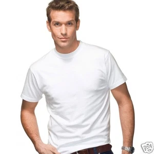 Paquete de 3 Camisetas Hanes Beefy BLANCAS 5180 S-5XL 6,1 oz Algodón - Imagen 1 de 6