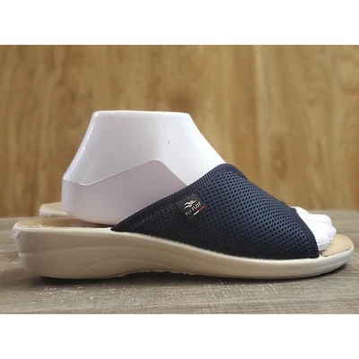 Sandalias de cuña Fly Flot de malla deslizable para mujer EU 40 US 8 azules Foto 1 de 4