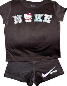 New Boutique Girls Size 5 Pink Blue Tie Dye Shorts Set Outfit - Picture 1 of 1