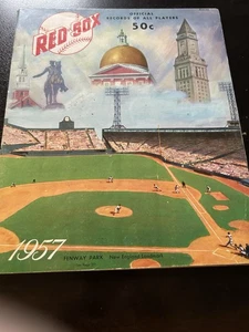 Boston Red Sox 1957 Yearbook Ted Williams Jimmy Piersall Jackie Jensen - Picture 1 of 8