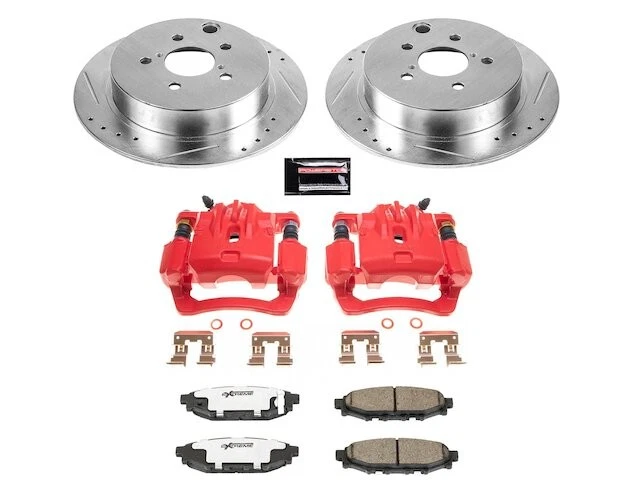 Kit de pastillas de freno trasero y rotor para Subaru Impreza 2012-2022 2013 2014 2015 JZ698BM Foto 1 de 1