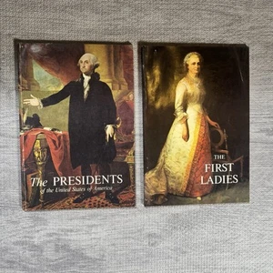 2 US History Books The Presidents of the United States of America & First Ladies - Picture 1 of 15