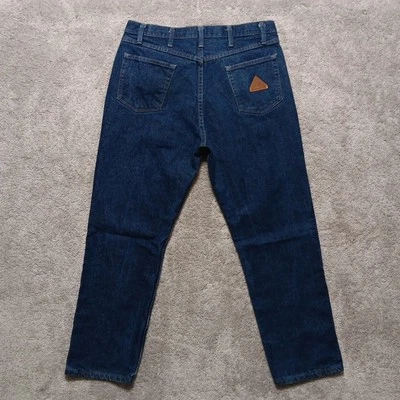 Pantalones de mezclilla Bulwark resistentes al fuego FR para hombre talla 35x30 pierna recta PEJ4DW6 Foto 1 de 4